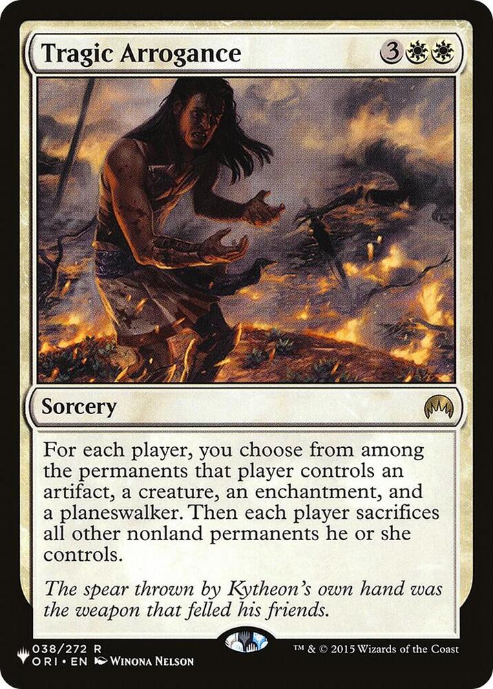 Tragic Arrogance 038/272 (The List Reprints)  | Good Games Adelaide SA