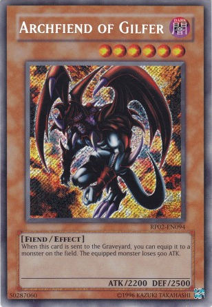 Archfiend of Gilfer [RP02-EN094] Secret Rare | Good Games Adelaide SA