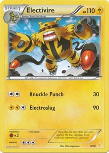 Electivire 4 4/30 (XY Trainer Kit: Pikachu Libre & Suicune)  | Good Games Adelaide SA