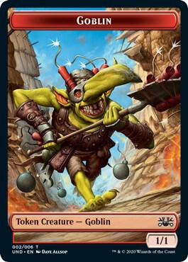 Goblin Giant Teddy Bear Double sided Token  (Unsanctioned)  | Good Games Adelaide SA