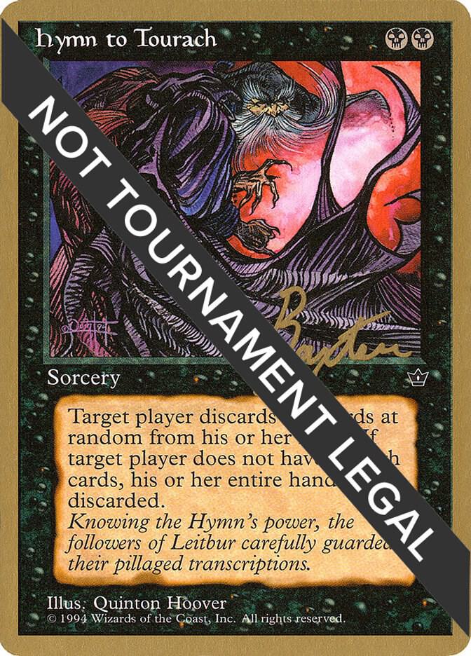 Hymn to Tourach Cloak 1996 George Baxter FEM  (World Championship Decks)  | Good Games Adelaide SA