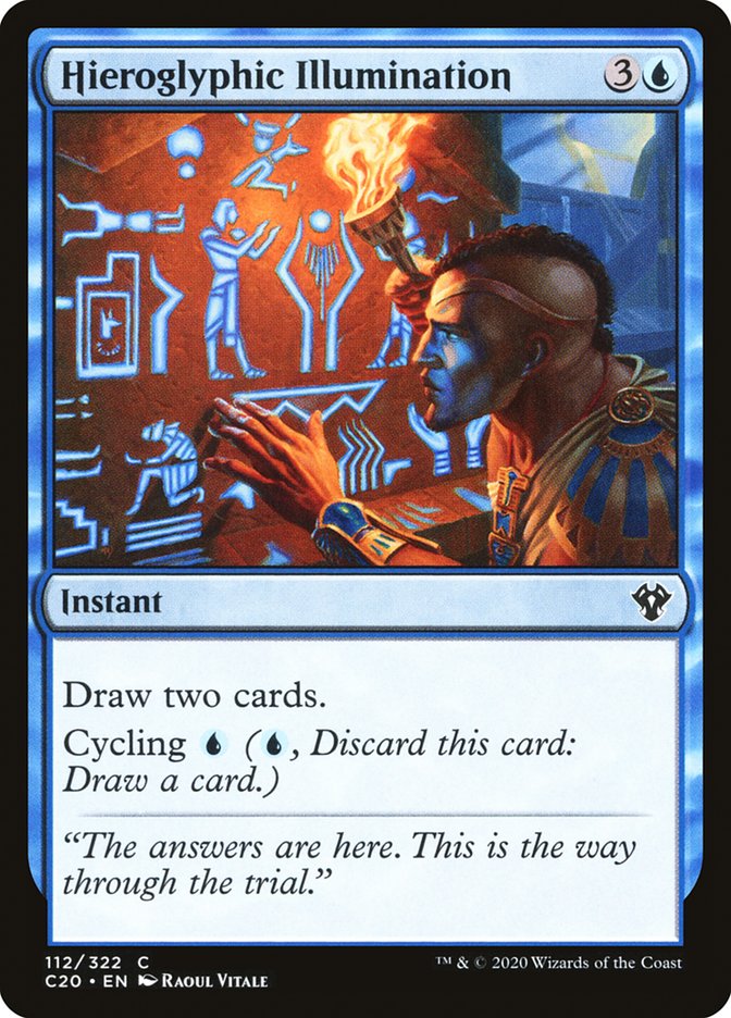 Hieroglyphic Illumination [Commander 2020] | Good Games Adelaide SA