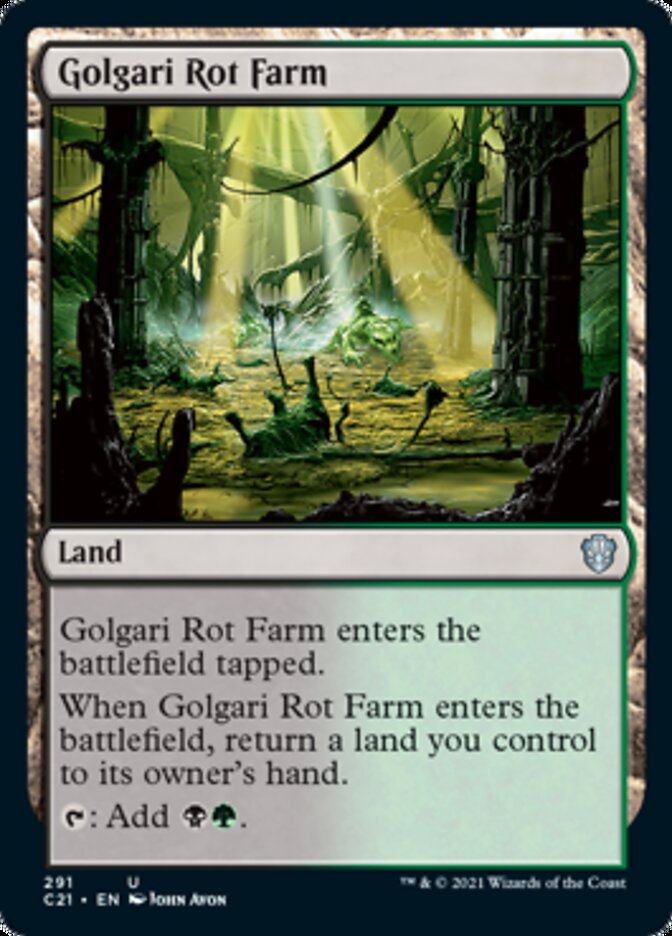 Golgari Rot Farm [Commander 2021] | Good Games Adelaide SA