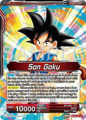Son Goku // Son Goku & Android 18, Unexpected Tag Team (Alternate Art) (BT26-001) [Ultimate Advent] | Good Games Adelaide SA