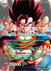 Son Goku & Vegeta // Vegito, Prodigious Fusion (Alternate Art) (BT26-060) [Ultimate Advent] | Good Games Adelaide SA