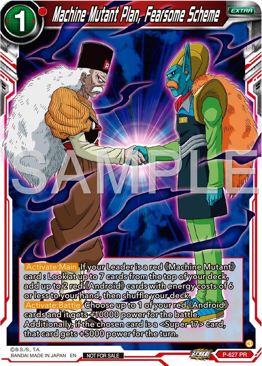 Machine Mutant Plan, Fearsome Scheme (Zenkai Series Tournament Pack Vol.9) (P-627) [Promotion Cards] | Good Games Adelaide SA