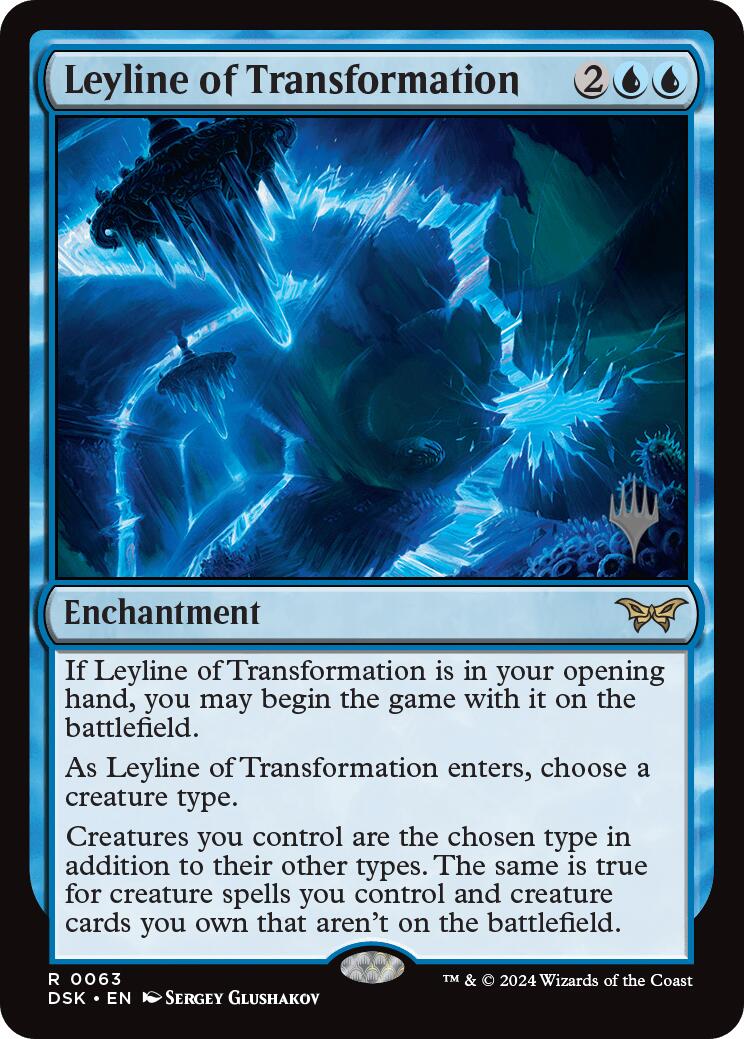 Leyline of Transformation [Duskmourn: House of Horror Promos] | Good Games Adelaide SA
