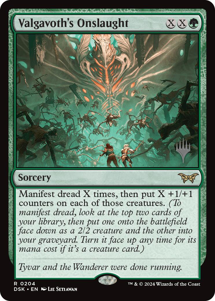 Valgavoth's Onslaught [Duskmourn: House of Horror Promos] | Good Games Adelaide SA