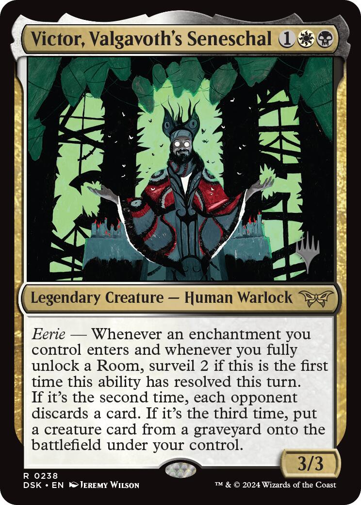 Victor, Valgavoth's Seneschal [Duskmourn: House of Horror Promos] | Good Games Adelaide SA
