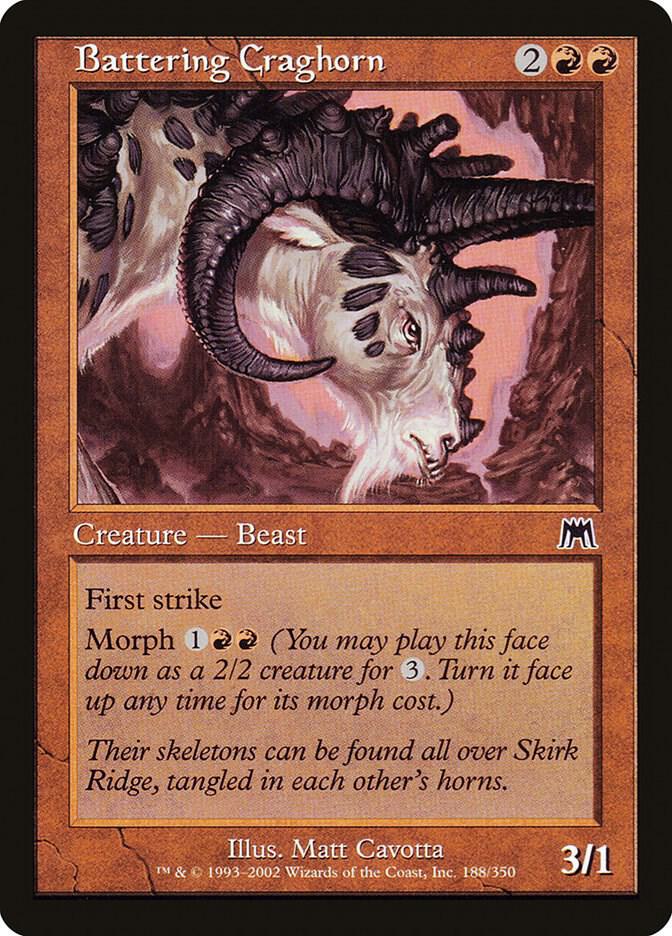 Battering Craghorn 188 (Onslaught)  - Foil | Good Games Adelaide SA