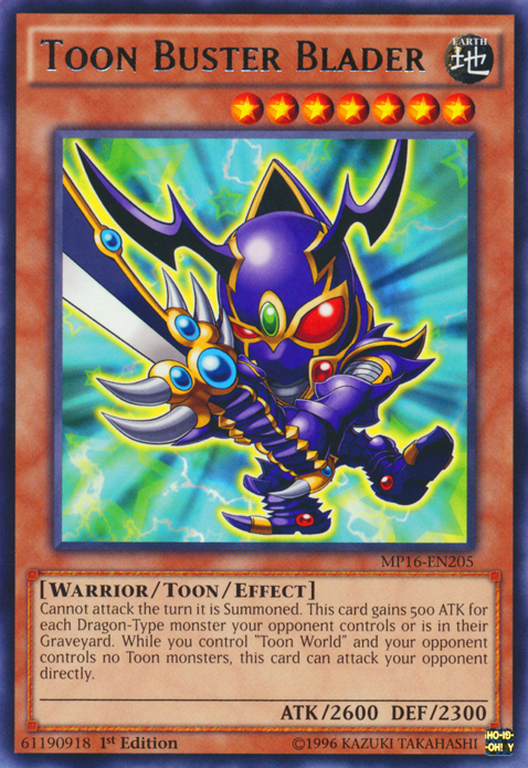 Toon Buster Blader [MP16-EN205] Rare | Good Games Adelaide SA