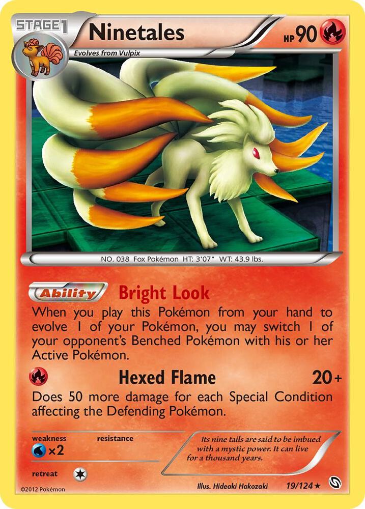 Ninetales 19/124 (Dragons Exalted)  - Holofoil | Good Games Adelaide SA