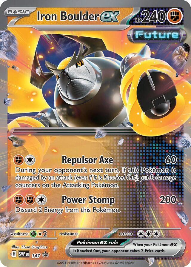 Iron Boulder ex (147) [SV: Scarlet & Violet Promo Cards] | Good Games Adelaide SA