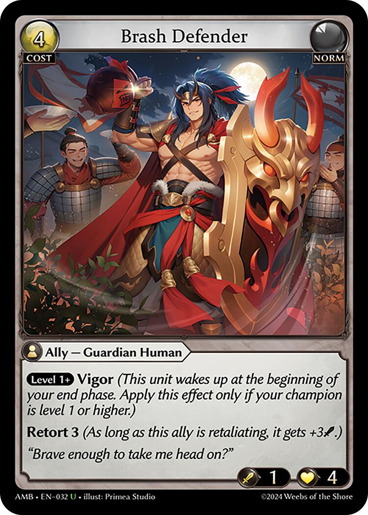 Brash Defender (032) [Mortal Ambition] | Good Games Adelaide SA