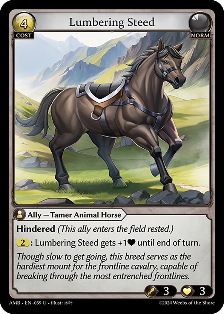 Lumbering Steed (059) [Mortal Ambition] | Good Games Adelaide SA