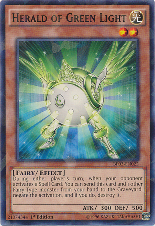 Herald of Green Light [BP03-EN022] Shatterfoil Rare | Good Games Adelaide SA