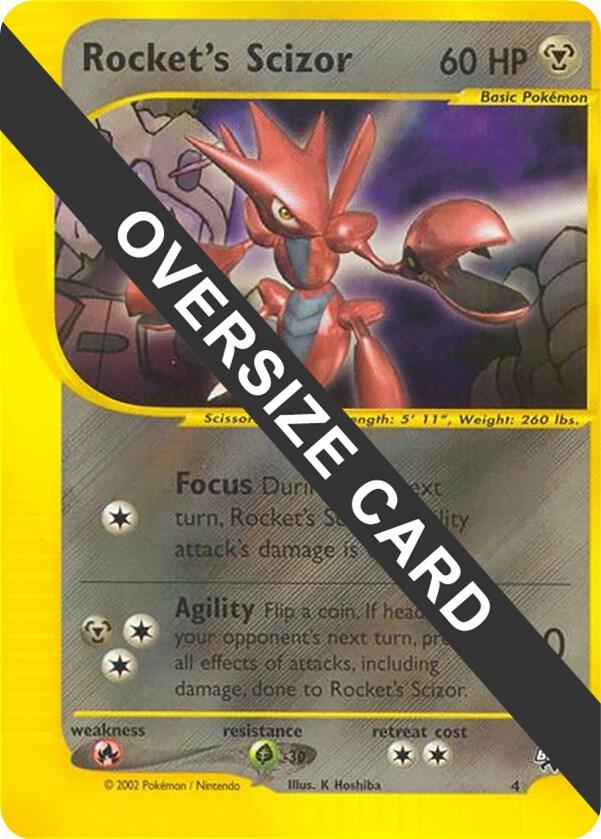 Rockets Scizor 4 004 (Jumbo Cards)  - Holofoil | Good Games Adelaide SA