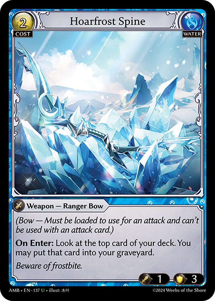 Hoarfrost Spine (137) [Mortal Ambition] | Good Games Adelaide SA