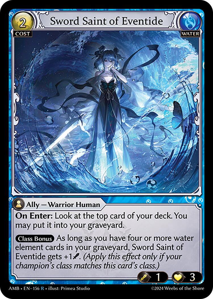Sword Saint of Eventide (156) [Mortal Ambition] | Good Games Adelaide SA