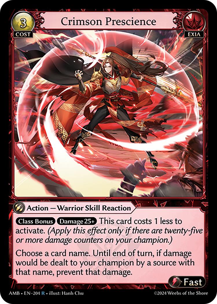 Crimson Prescience (204) [Mortal Ambition] | Good Games Adelaide SA