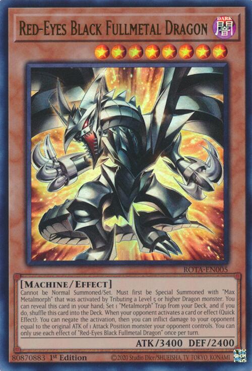 Red-Eyes Black Fullmetal Dragon [ROTA-EN005] Ultra Rare | Good Games Adelaide SA