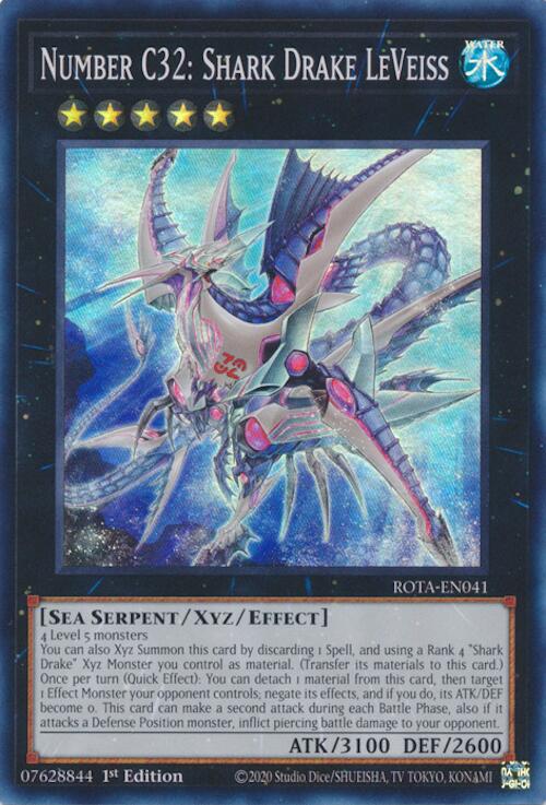 Number C32: Shark Drake LeVeiss [ROTA-EN041] Super Rare | Good Games Adelaide SA