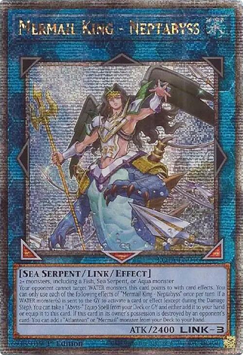 Mermail King - Neptabyss (Quarter Century Secret Rare) [ROTA-EN046] Quarter Century Secret Rare | Good Games Adelaide SA