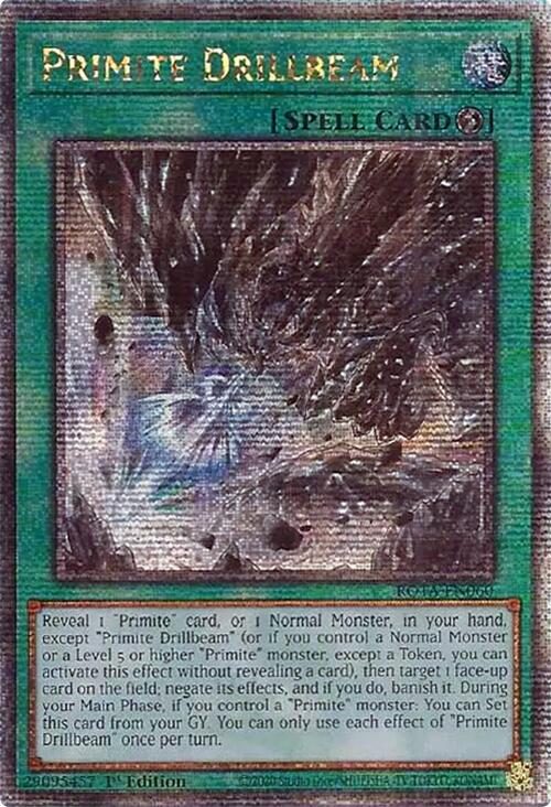 Primite Drillbeam (Quarter Century Secret Rare) [ROTA-EN060] Quarter Century Secret Rare | Good Games Adelaide SA