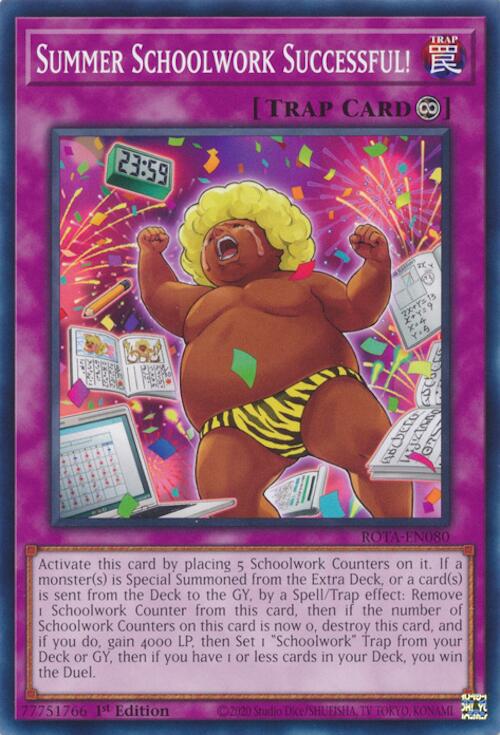 Summer Schoolwork Successful! [ROTA-EN080] Common | Good Games Adelaide SA