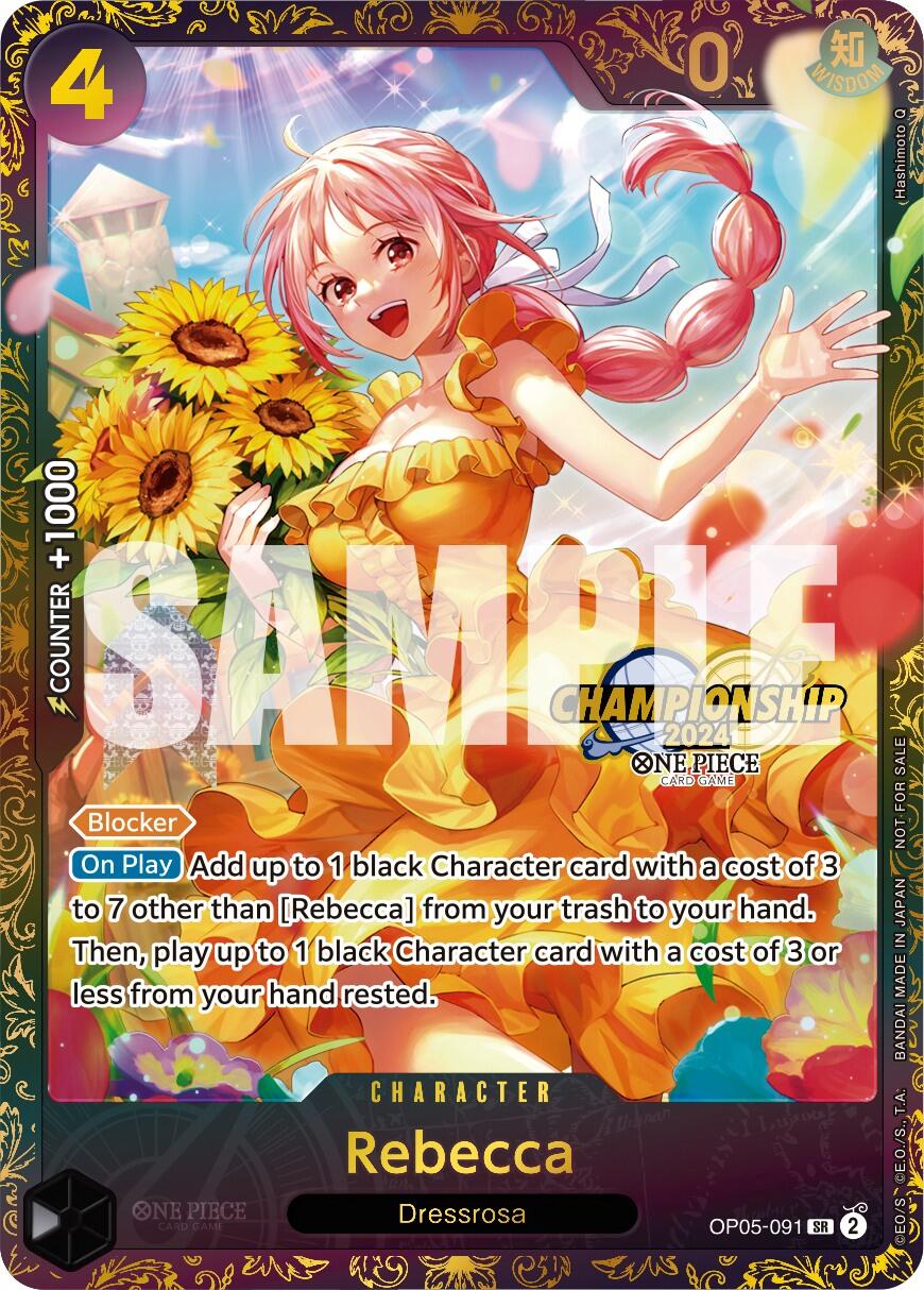 Rebecca (October Championship 2024 Online Regional) [One Piece Promotion Cards] | Good Games Adelaide SA