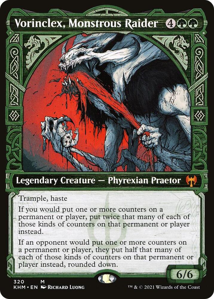 Vorinclex, Monstrous Raider 320 (Kaldheim)  - Showcase Foil | Good Games Adelaide SA
