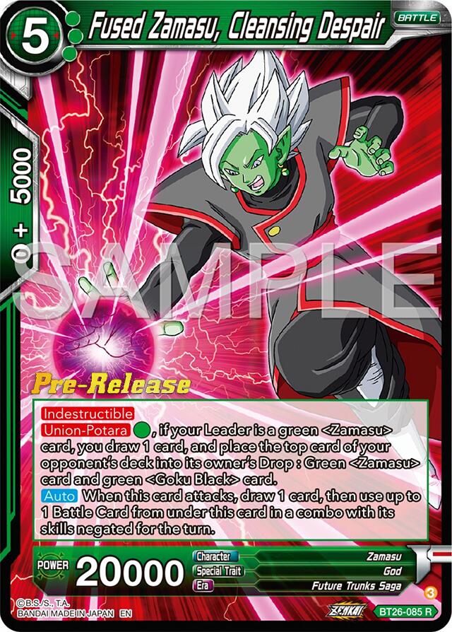 Fused Zamasu, Cleansing Despair (BT26-085) [Ultimate Advent Prerelease Promos] | Good Games Adelaide SA
