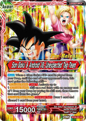 Son Goku // Son Goku & Android 18, Unexpected Tag Team (BT26-001) [Ultimate Advent Prerelease Promos] | Good Games Adelaide SA