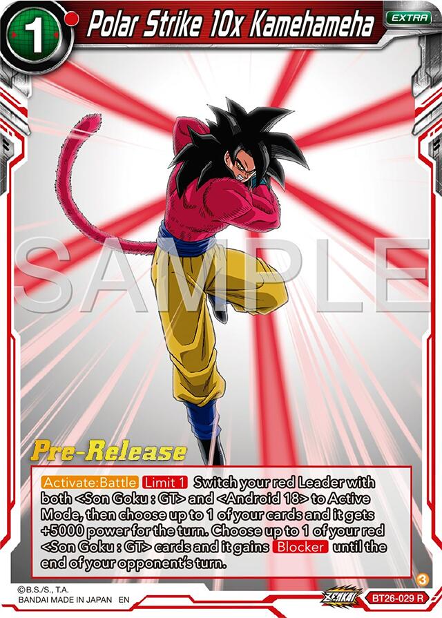 Polar Strike 10x Kamehameha (BT26-029) [Ultimate Advent Prerelease Promos] | Good Games Adelaide SA