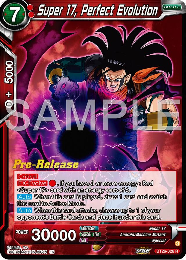 Super 17, Perfect Evolution (BT26-026) [Ultimate Advent Prerelease Promos] | Good Games Adelaide SA