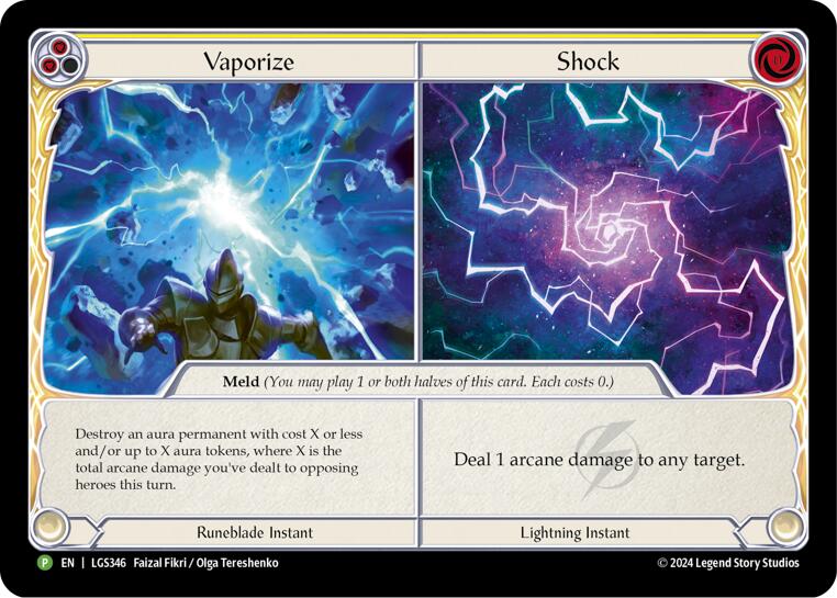 Vaporize // Shock - LGS346 [LGS346] (Promo)  Cold Foil | Good Games Adelaide SA