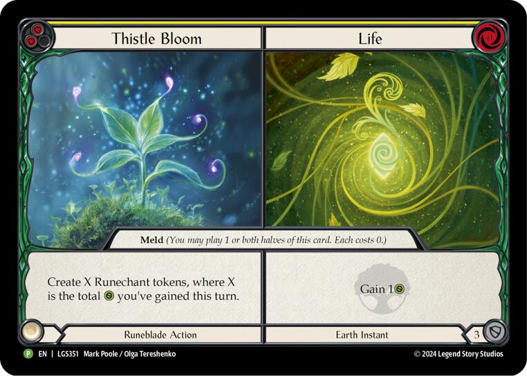 Thistle Bloom // Life - LGS351 [LGS351] (Promo)  Cold Foil | Good Games Adelaide SA