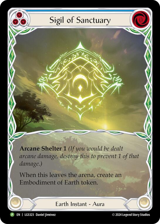 Sigil of Sanctuary (Extended Art) - LGS323 [LGS323] (Promo)  Rainbow Foil | Good Games Adelaide SA