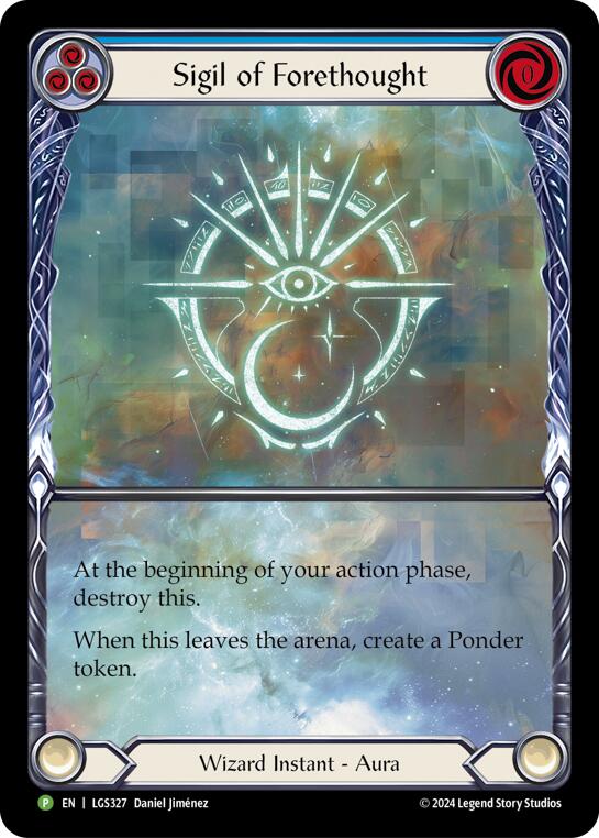 Sigil of Forethought (Extended Art) - LGS327 [LGS327] (Promo)  Rainbow Foil | Good Games Adelaide SA