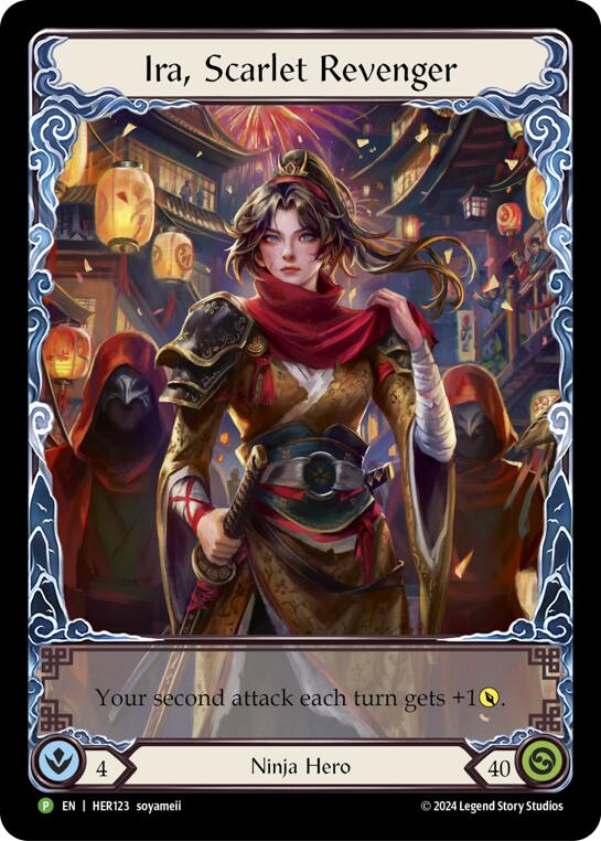 Ira, Scarlet Revenger - HER123 [HER123] (Promo)  Rainbow Foil | Good Games Adelaide SA