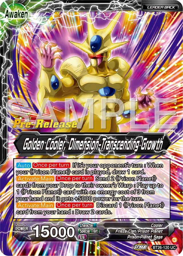 Cool // Golden Cooler, Dimension-Transcending Growth (BT26-120) [Ultimate Advent Prerelease Promos] | Good Games Adelaide SA