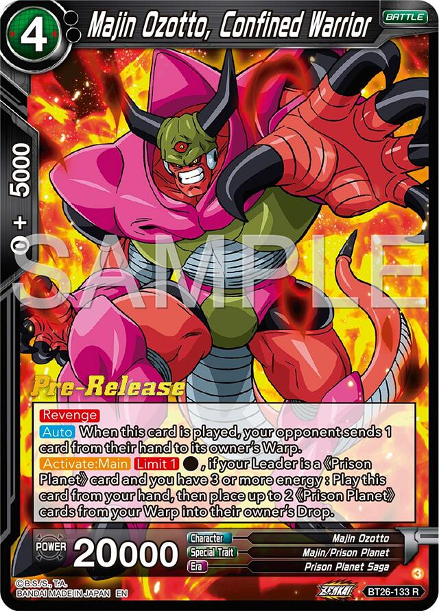 Majin Ozotto, Confined Warrior (BT26-133) [Ultimate Advent Prerelease Promos] | Good Games Adelaide SA