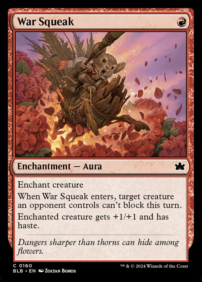 War Squeak 160 (Bloomburrow)  | Good Games Adelaide SA