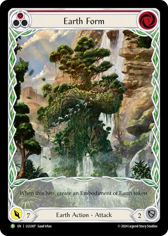 Earth Form (Red) [LGS307] (Promo)  Rainbow Foil | Good Games Adelaide SA