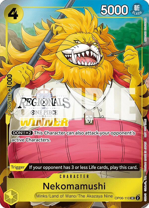 Nekomamushi (Online Regional 2024 Vol. 3) [Winner] [One Piece Promotion Cards] | Good Games Adelaide SA