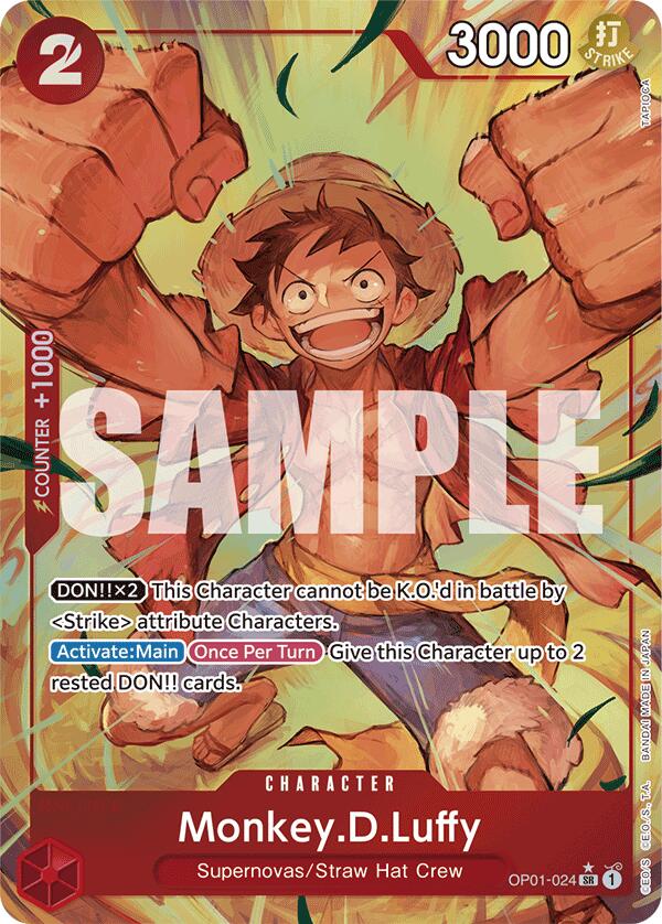 Monkey.D.Luffy (OP01-024) [Premium Booster -The Best-] | Good Games Adelaide SA