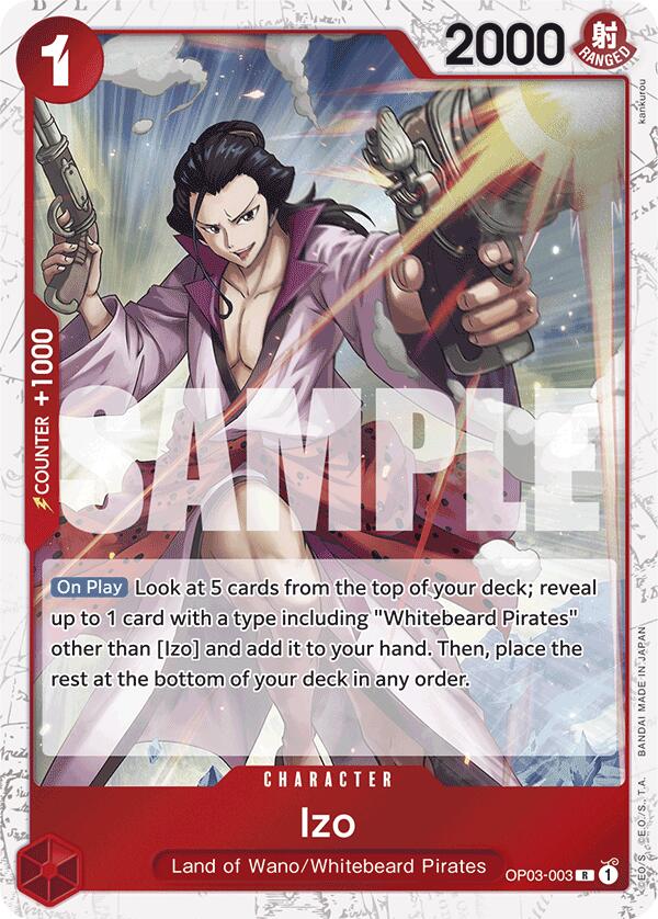 Izo (Alternate Art) (Bashikou) [Extra Booster: Memorial Collection] | Good Games Adelaide SA