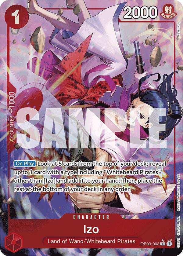Izo (Alternate Art) (kankurou) [Extra Booster: Memorial Collection] | Good Games Adelaide SA