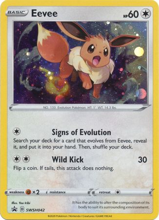 Eevee (SWSH042) [Sword & Shield: Black Star Promos] | Good Games Adelaide SA