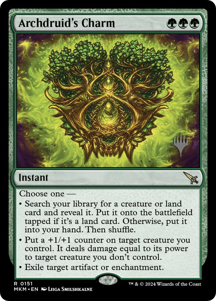 Archdruids Charm 151 (Promo Pack: Murders at Karlov Manor)  - Foil | Good Games Adelaide SA